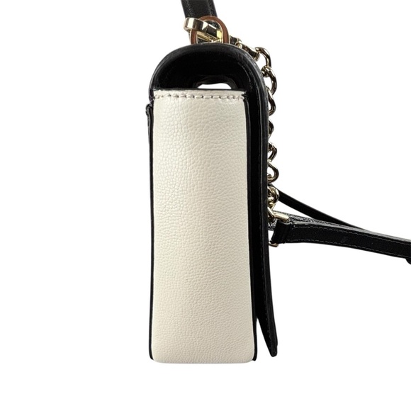 Kate Spade Patterson Drive Maisie Medium Convertible Crossbody Handbag Blk Ivory - Picture 3 of 11